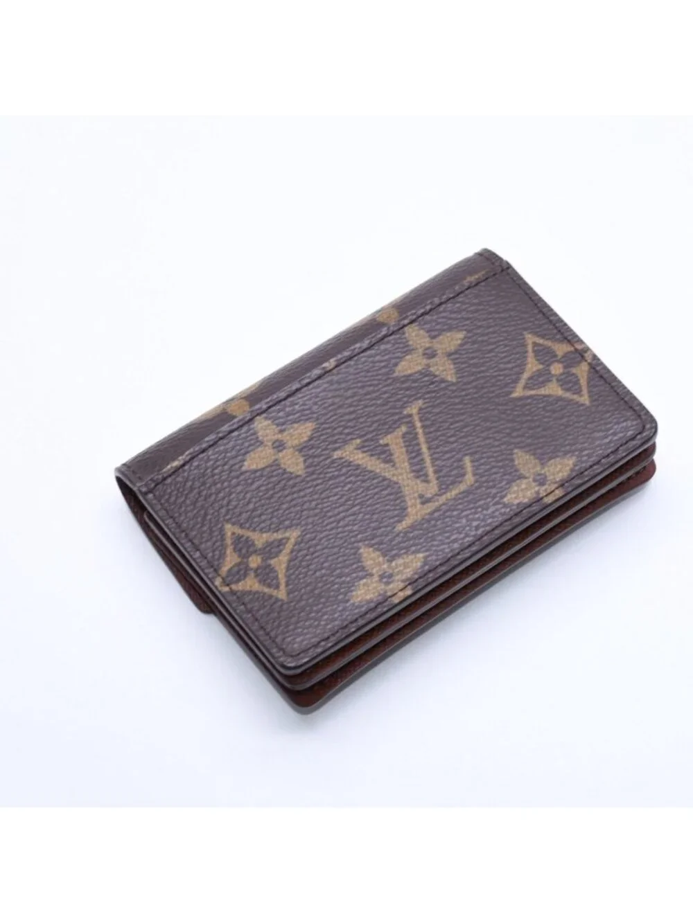 Louis Vuitton Porte Monnaie Arcodian Monogram Canvas Brown Coin Purse Card Case